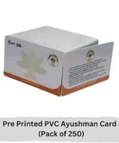 Pre Printed PVC Ayushmaan Bharat Card (Pack of 250)